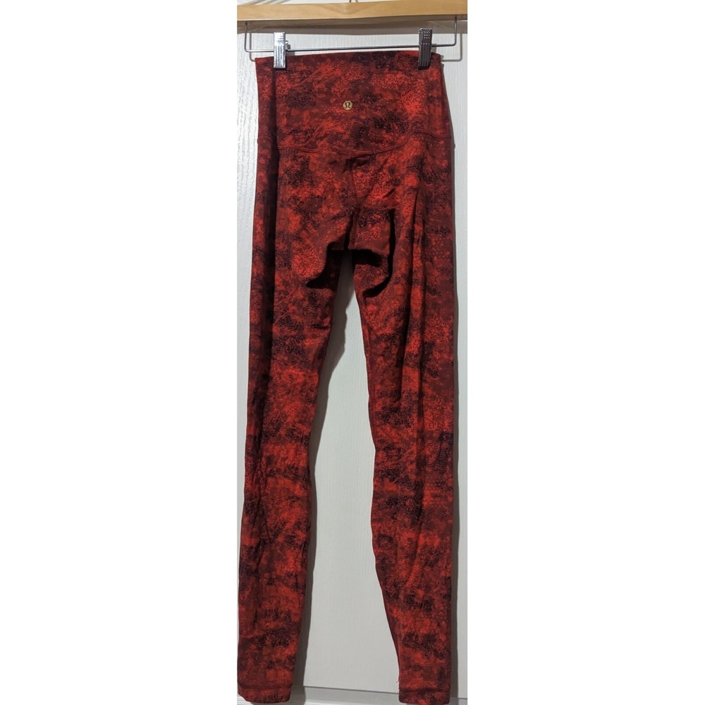 Lululemon Align Pant 28" *Lunar New Year Intricate Oasis Multi Size 4 Gold Logo - Picture 11 of 11